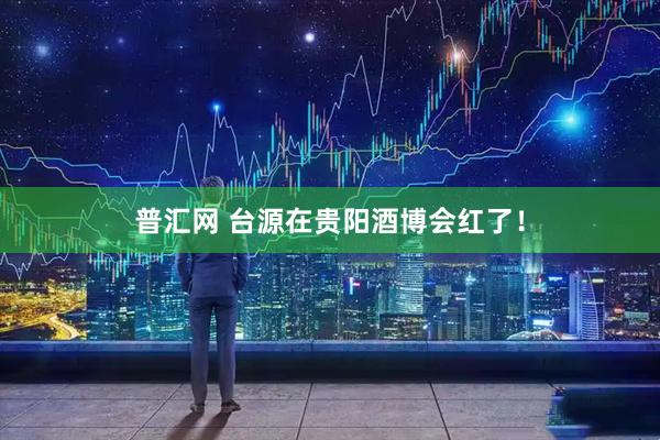 普汇网 台源在贵阳酒博会红了！